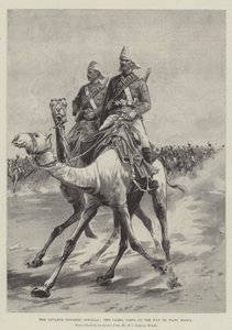 De opmars naar Dongola, het kameelkorps op weg naar Wady Halfa