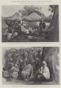 Met de Britse expeditie van Accra naar het binnenland van de Goudkust door Henry Charles Seppings Wright