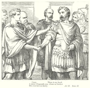 Antonius en Cleopatra (gravure)