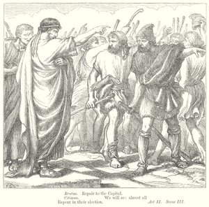 Coriolanus (gravure) door Henry Courtney (after) Selous