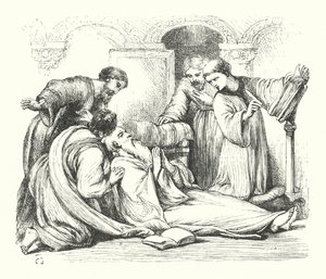 De dood van de Eerbiedwaardige Beda