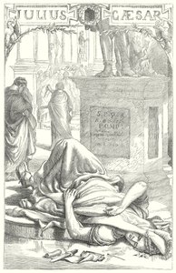 Julius Caesar (gravure) door Henry Courtney (after) Selous