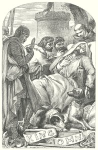 Koning Jan (gravure) door Henry Courtney (after) Selous