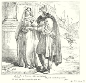 De komedie van de fouten (gravure)