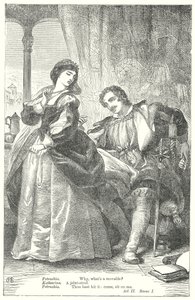 Het temmen van de feeks (gravure)