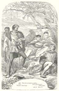 De storm (gravure) door Henry Courtney (after) Selous