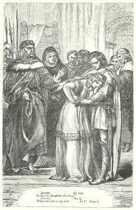 Het verhaal van de winter (gravure) door Henry Courtney (after) Selous