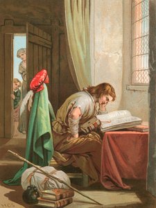 Christen huilt en bidt door Henry Courtney Selous