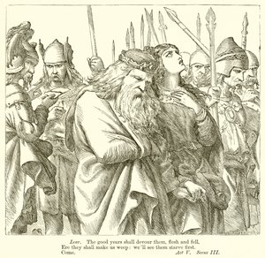 Koning Lear door Henry Courtney Selous