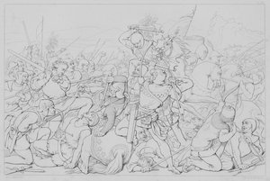 Episode uit het leven van Robert Bruce, volgens Sir Walter Scott door Henry Courtney after Selous