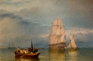 In de haven - Een kalmte, 1856