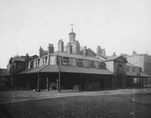De Oxford Markthal, Great Titchfield Street, ten noorden van Oxford Street, c.1880
