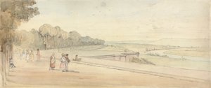 Terras in St. Germain-en-Laye door Henry Edridge