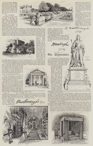 Blenheim Paleis Geïllustreerd door Henry Edward Tidmarsh