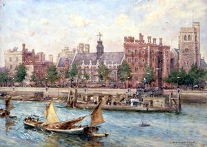 Lambeth Palace vanaf de brug