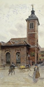 St Benets, Pauls Wharf, Queen Victoria Street door Henry Edward Tidmarsh
