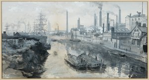 De Irwell bij Ordsall, Worrall