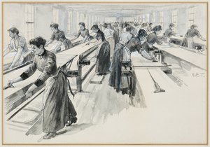 Velveteen snijden bij Platts