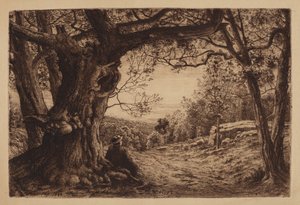 Op de heuvel door Henry Farrer