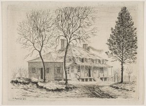 Somerindyck House uit Scenes of Old New York, 1870