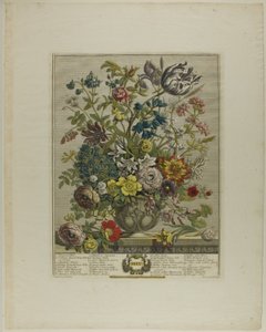 Mei, uit Twaalf Maanden van Bloemen door Henry Fletcher