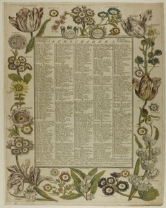 Titelpagina, uit Twaalf maanden bloemen