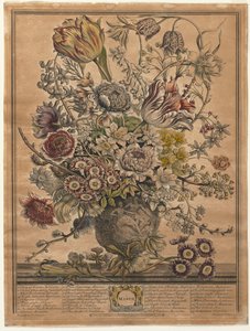 Twaalf Maanden van Bloemen: Maart door Henry Fletcher