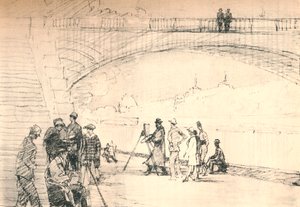 De eerste Parijse weg was haar rivier, ca. 1927, 1927 door Henry Franks Waring