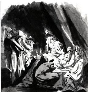 Dood van Kardinaal Beaufort, illustratie uit Shakespeare