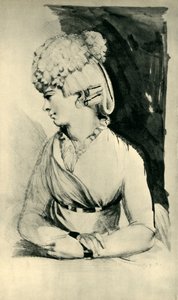 Portret van een vrouw, eind 18e-begin 19e eeuw, 1943 door Johann Heinrich Füssli