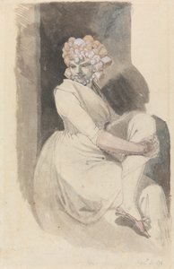Studie van een Zittende Vrouw
