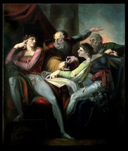 Het Geschil tussen Hotspur, Worcester, Mortimer en Glendower, 1784 door Johann Heinrich Füssli