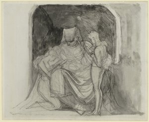 De geest van kennis door Johann Heinrich Füssli