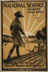 Nationale Dienst Vrouwen Landleger, 1917 door Henry George Gawthorn