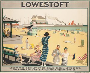 Poster die Lowestoft adverteert
