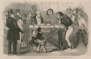 Kerstvakantie aan de Polytechnische School (gravure) door Henry George Hine