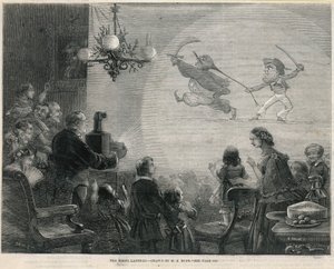 De toverlantaarn (gravure)