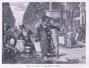 Beaus en belles van de Regency-periode