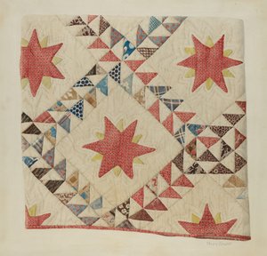 Quilt (Ster en Driehoek) door Henry Granet