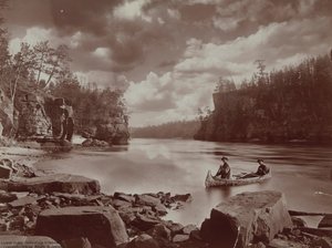 Lower Jaws, Dells van de Wisconsin,1903 (foto) door Henry Hamilton Bennett
