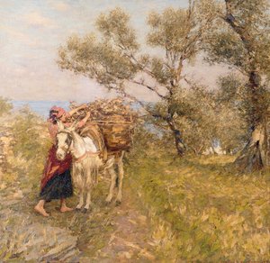 Ligurische olijven door Henry Herbert La Thangue