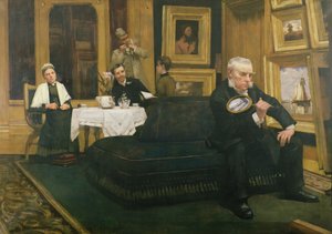 De kenner, 1887 door Henry Herbert La Thangue