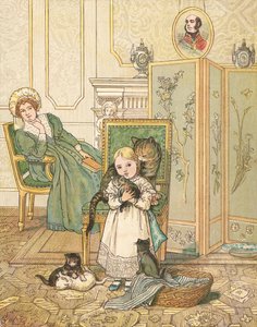 De prinses en haar kittens door Henry Hetherington Emmerson