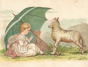 De Prinses en het Lam (kleur litho)