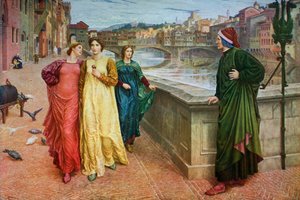 Dante en Beatrice, 1883, 1912