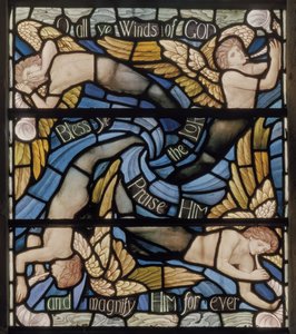 O Alle Winden van de Goden, Benedicite Raam (detail)