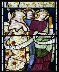 St. Cecilia, St. Agnes en St. George door Henry Holiday