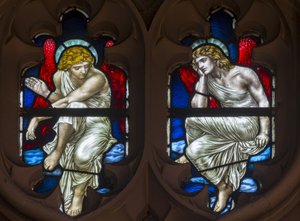 Westminster, St Margaret, James Powell & Sons, Henry Holiday, Tracery Angels, 1883 door Henry Holiday