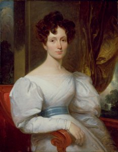 Portret van Fanny Kemble Butler door Henry Inman