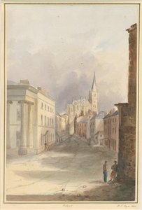 Walsall Stad en Kerk, 1844 door Henry James Noyes